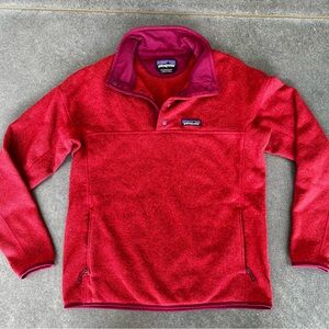 Red Patagonia Fleece Size M